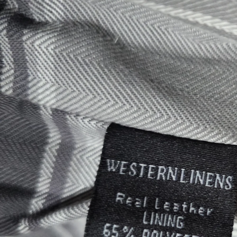 Genuine Hair-On Leather Cowhide Jacket - Picture 9 of 9